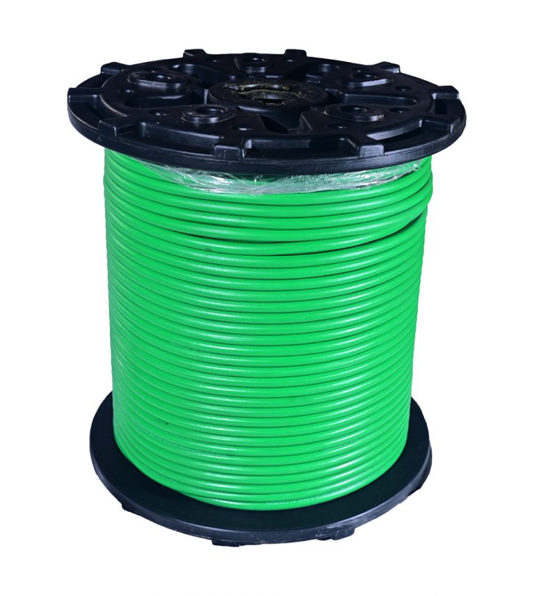 1/4" Single Line Green Hose Grade R MetalPower